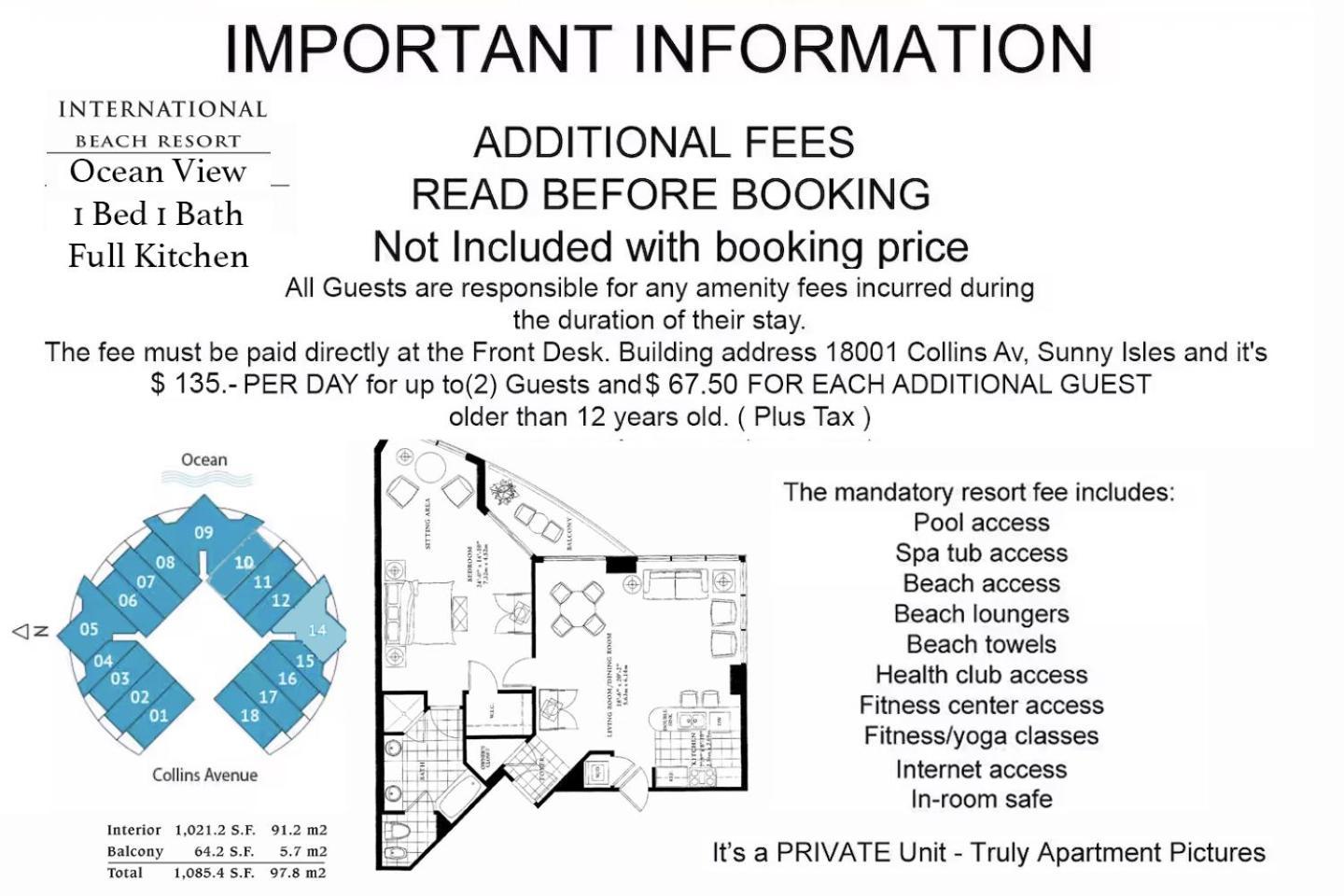 Hotel International Beach Tump Resort Ocean View 1100 Sf 1 Bed 1Bth Privately Owned Sunny Isles Miami Beach Buitenkant foto